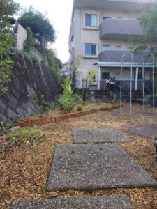 花壇ビフォーアフター